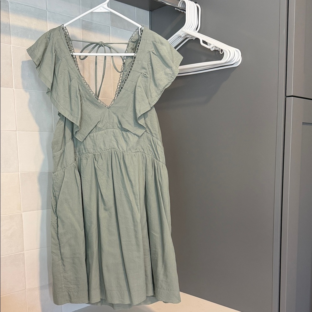 Anthropologie Sage Backless Dress